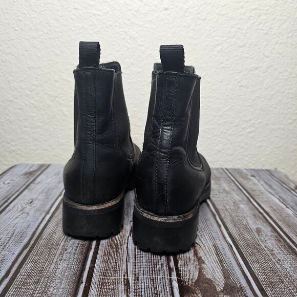 Thursday Boot Co. Legend Chelsea Boot Black Matte Leather Lug Sole Women US 8.5 - Picture 3 of 10